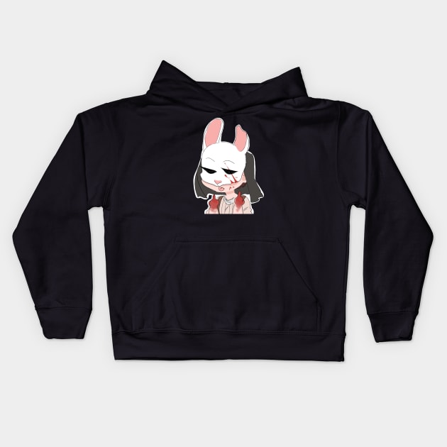 Dbd Huntress fuk u Kids Hoodie by MarshiMelli